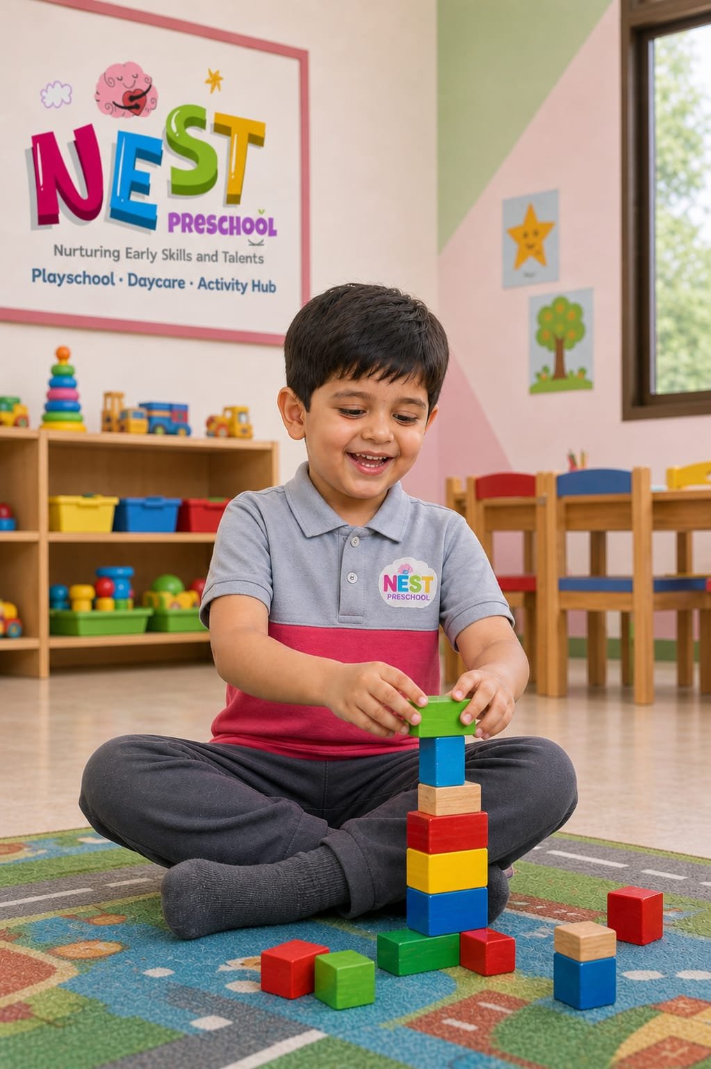 Children in classroom at Little Sprouts Preschool